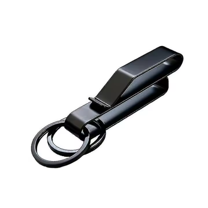 Llaveros con laveros, de Maple inoxidable táctico sigilo lavero titular Clip, (Negro) 2 unids alta calidad - 1