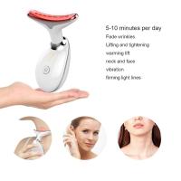Dispositivo de belleza facial y cuello, producto multifuncional para el cuidado de la piel facial, masajeador facial y de cuello LED de 7 colores, adecuado para el cuidado diario de la piel en el hogar-GSL - details 2