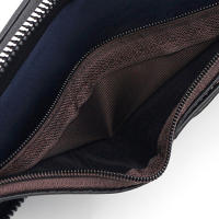 Cartera De Cuero Para Hombre Lujo Monedero Con Bolsillo Para Monedas Y Tarjetas Cierre De Cremallera Antirrobo Regalo Para Hombres - details 35