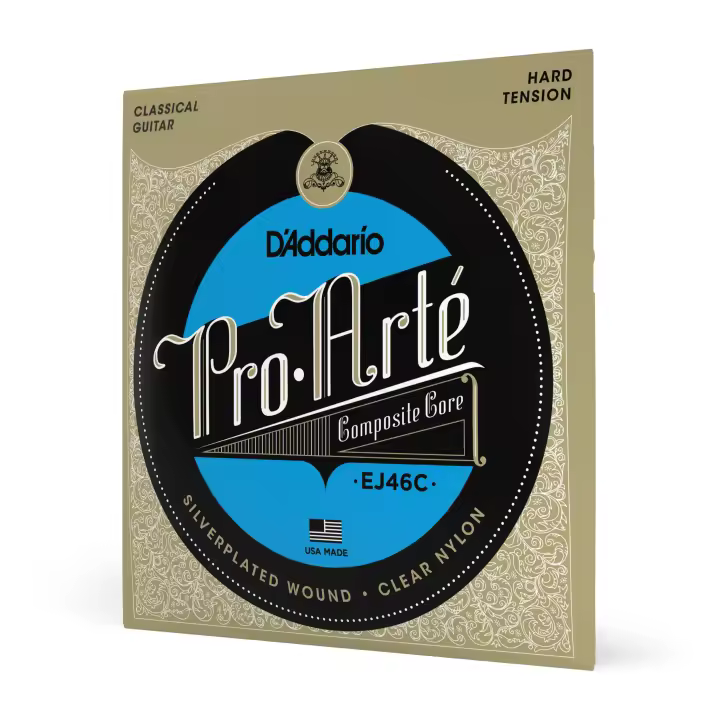 D'Addario EJ46C Pro-Arte Composite Classical Guitar Strings, Hard Tension. Code. EJ46C - 1