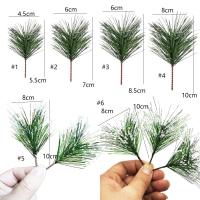 Ramas De Pino Artificial Pequeñas Para Arreglos Florales Navideños Y Decoración De Vacaciones Material Plástico Origin China - details 1