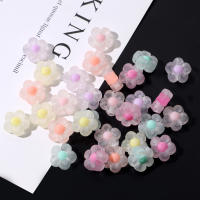 30Pcs Bolas De Acrílico Claras De 12mm En Forma De Girasol Para Hacer Joyas DIY Accesorios Para Pulseras Y Collares - details 0