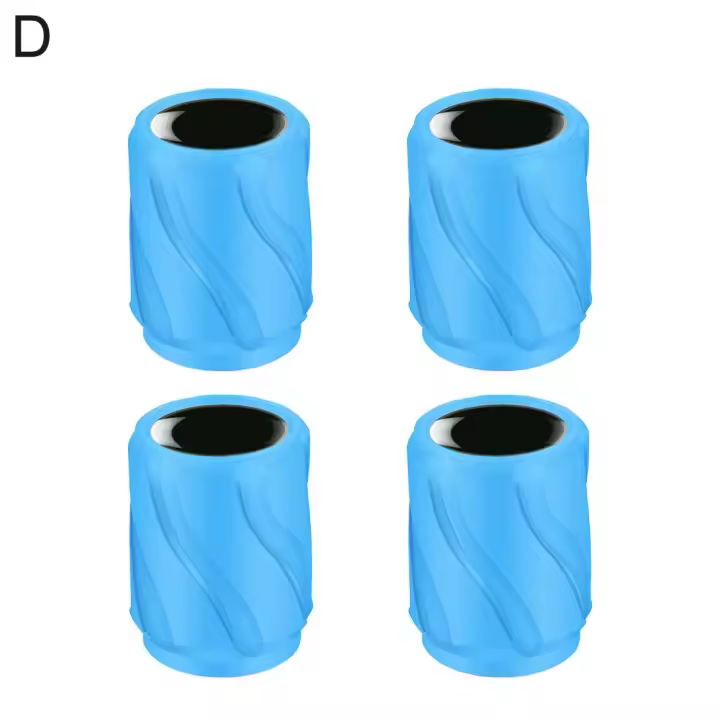 4pcs Tapones De Válvula Luminosos Para Neumáticos De Coche Universal Para Motocicleta Y Bicicleta Accesorios Decorativos Para Ruedas - 1