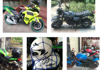 Red De Equipaje Para Motocicleta HEROBIKER Malla Elástica De Goma Con Gancho Para Tanque De Combustible Y Casco Accesorio De Viaje Resistente Al Desgaste - details 6