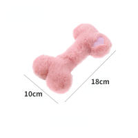Juguete Para Perros Y Gatos Diseño De Hueso De Peluche Interactivo Accesorios Para Mascotas Fleece Material Juguetes Para Animales De Compañía - details 6