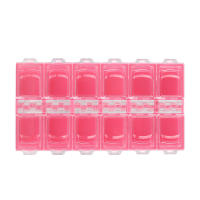Caja De Almacenamiento Para Uñas Con 12 Compartimentos Organizador De Joyas Caja Para Flores Secas Contenedor De Strass Caja De Herramientas Para Manicura - details 1