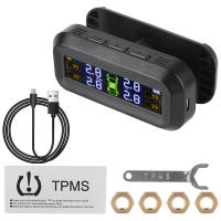 Sistema De Monitoreo De Presión De Neumáticos Digital Con Advertencia De Temperatura Para Coche TPMS Solar LEEPEE - details 11