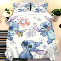 Juego De Cubierta De Edredón Lilo & Stitch 3D Impreso Para Niños Y Niñas 3pcs (No Incluye Relleno) Dormitorio Anime Cartoon - details 3