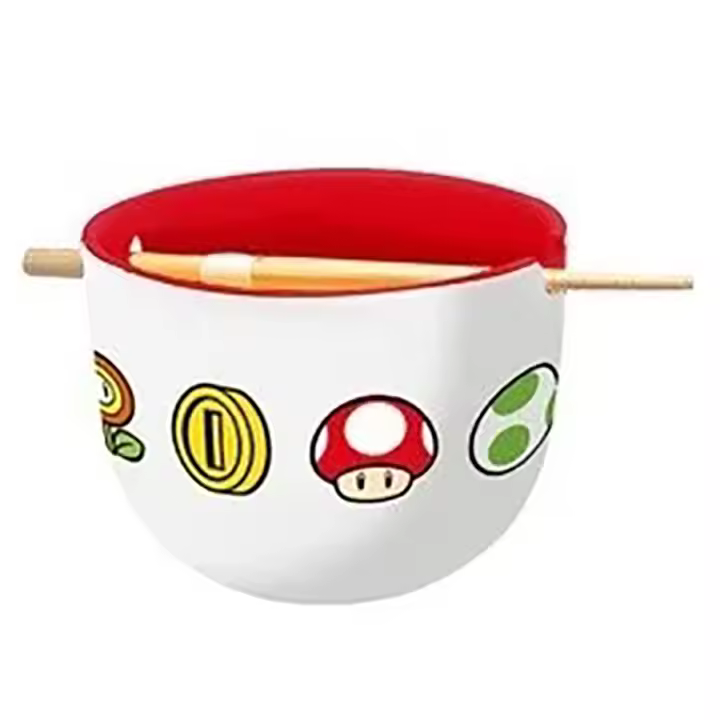 Cuenco Ramen con Palillos Super Mario Stor - 1
