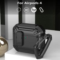 Estuche De Lujo Para Airpods 4 pro 2 3 Con Llavero Protector Anti Caídas Y Shockproof Accesorio De Silicona Para Apple AirPods pro 2 3 1 - details 0