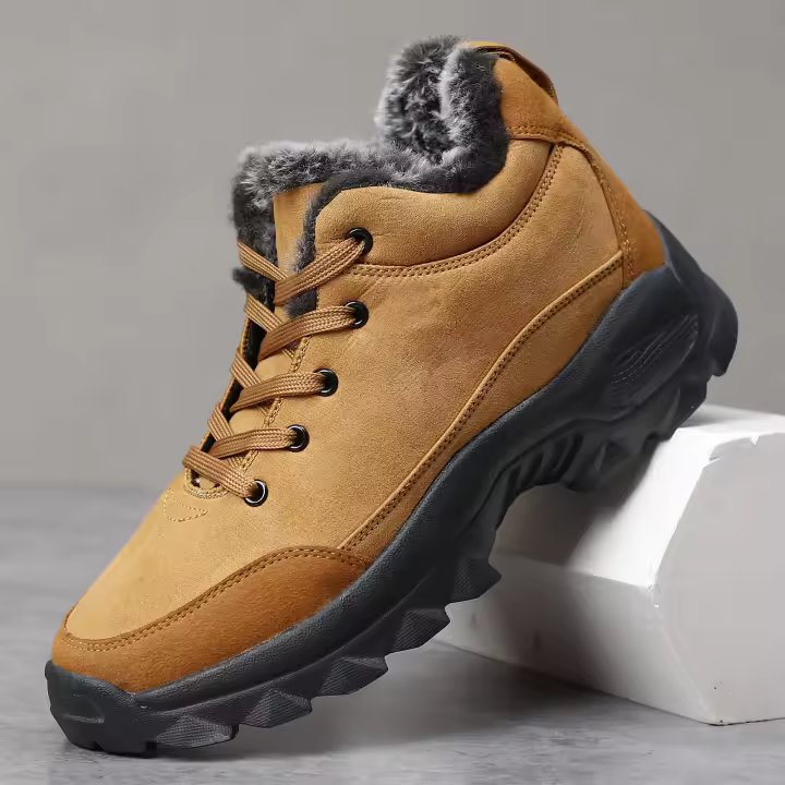 Botas De Nieve Para Hombres Zapatos De Camuflaje Ligeros Para Invierno Botines De Camuflaje Tenis De Montaña De Tobillo Zapatos De Piel Corta - 1