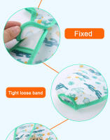Babero De Silicona Para Bebé Caoon Impermeable Y Libre De BPA Con Manga Larga Estilo Animal Impresión Para Niños De 0 a 6 Años - details 5