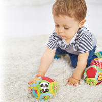 Juguete Educativo De Toque Para Bebés Suelto Bola De Comodidad Con Raticlave Juguete Sensorial Para El Desarrollo De Manos Y Oídos Para Crawler 0-12 Meses - details 5