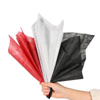 Papel Decorativo Translúcido De Algodón Lechoso Para Empaquetado De Flores Florista Envoltura De Bouquet De Boda Colorido Suave Y Elegante - details 2