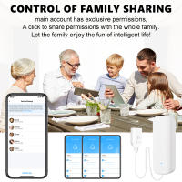 Sensor De Detección De Fugas WiFi O Zigbee Tuya Alarma De Agua Para El Hogar Inteligente Sistema De Seguridad Antisalpicaduras Y Sobrederrame - details 7