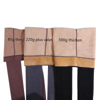 Pantimedias Calientes De Verano Otoño Invierno Para Mujer Negro Elásticas Superiores Moda Casual Terciopelo Grueso Pantimedias - details 1