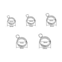 20Pcs/Lot Conectores De Colgante De Acero Inoxidable Para Joyería DIY Perlas Espaciadoras Gran Agujero Cierre De Collar Y Pulsera Encantos Herramientas De Manualidades - details 0