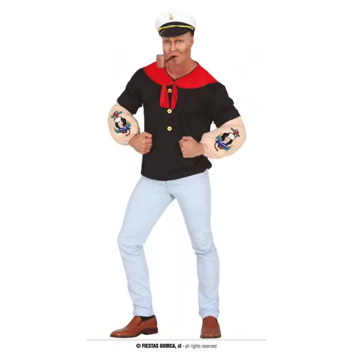 Disfraz de Popeye Adulto Guirca | Original y Divertido - 1