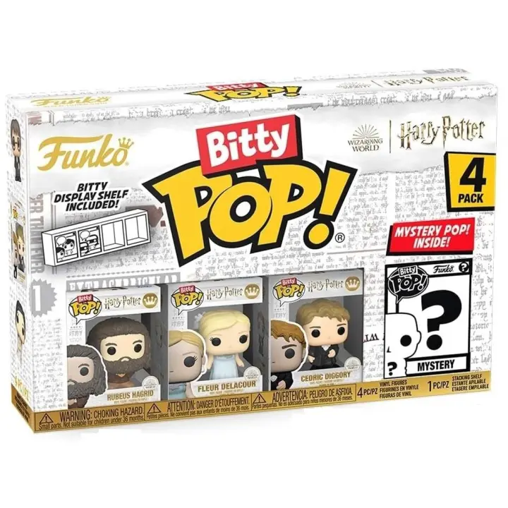 Funko Pop Bitty Harry Potter Pack 4 Mini Figuras con Rubeus Hagrid - 1