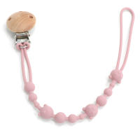 Clavija De Mordedor Para Bebé De Silicona Con Cadena Antipérdida Y Almohadilla Soothing Pacifier Anti-chain Para Carrito De Compras - details 9