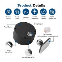 Lámpara De Pared LED Con Control Remoto Y Luz USB Recargable 3 Colores Dimmer Para Iluminación De Dormitorio Y Bedside - details 6
