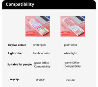 Teclado Membránico H300 Con 104 Teclas Y Cable Multicolor Para Juegos Y Oficina Compatible Con Windows E IOS Diseño Estándar - details 8