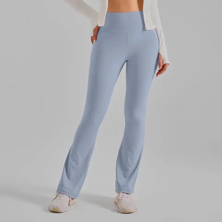 MOV-Pantalones de yoga melocotón de malla elástica alta empalme medias deportivas levantamiento de glúteos pantalones de fitness para mujeres - 1