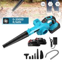 Soplador con pantalla digital, ajuste de velocidad del viento de 5 velocidades, secador de pelo recargable, soplador de polvo para coche pequeño, recolector de polvo para el hogar - details 0