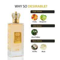 Perfume árabe de mujer Ana al Awwal Nusuk 100ml, Fragancia femenina dulce,sensual,oriental,Colonia de mujer NOVEDAD - details 1
