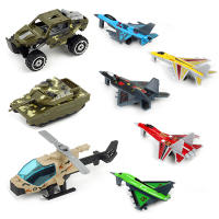 Coche De Acción Miniatura 1:64 Para Colección Juguetes Para Niños Camión Militar Tanque Avión Submarino Modelo Regalo De Cumpleaños Para Niños - details 0