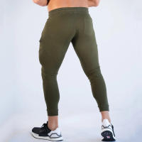Pantalones De Correr Para Hombre Fitness Entrenamiento Deportivo Tejido De Poliéster Y Algodón Estilo Magro Ajustado Para Gimnasio Y Running - details 15