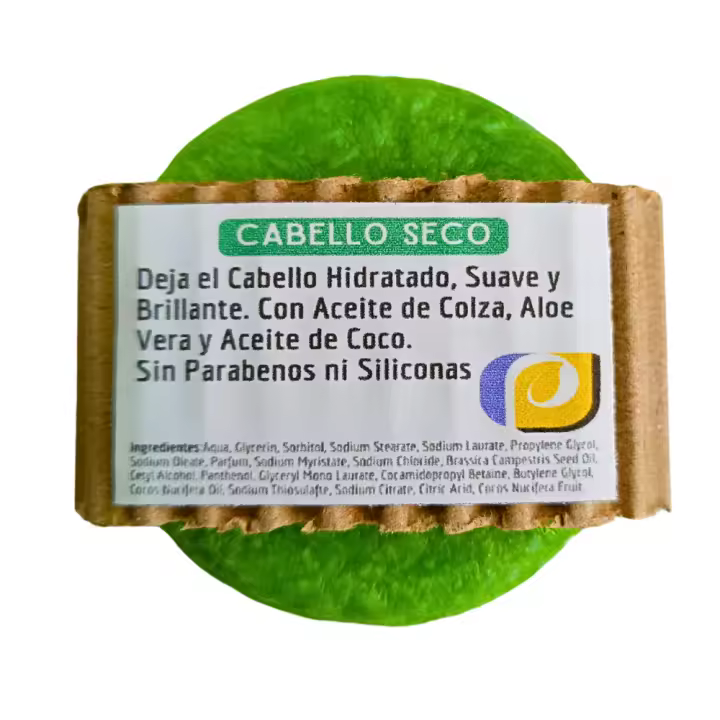 Champú Sólido Cabellos Seco. PumarShop Cinnia Natura. Sin Parabenos Ni Siliconas. Apto Veganos. Hidratante y Volumen. Brillo y fácil de peinar - 1