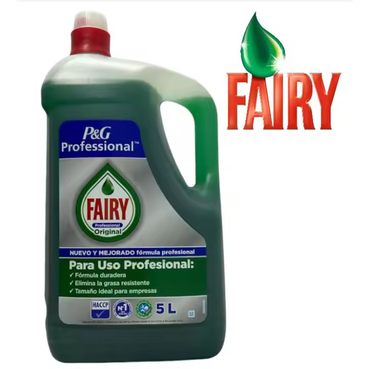 FAIRY ORIGINAL - LAVAVAJILLAS A MANO - 5 LITROS  - ALTA CALIDAD - PACK DE UNIDADES - FAIRY. - 1