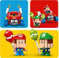 Lego 72034 Mario Kart Bebe Mario Kart vs Bebe Luigi Lego Mario - details 4