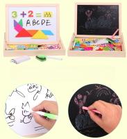Tablero Magnético De Madera Para Niños Con Puzzle De Animales Multifuncional Tablero De Escribir Y Dibujar like De Aprendizaje Educativo Juguete Para Niños - details 9