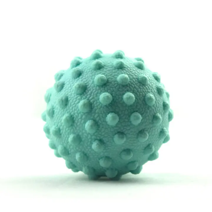 Bola De Masaje Duradera TPE Espinosa Para Punto Triger Deporte Fitness Alivio Del Dolor En Mano Y Pie Relajador De Fascia Plantar 4.5cm - 1