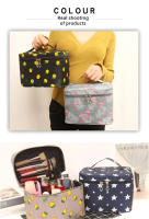 Bolso Portátil De Maquillaje Para Mujer Gran Capacidad Impermeable Organizador De Cosméticos Estuche De Almacenamiento Con Cierre De Cremallera Bolsa De Limpieza Y Belleza - details 6