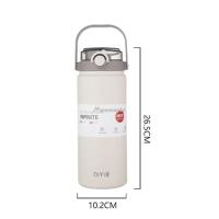 Botella Térmica De Acero Inoxidable 1.2L Con Tapa Y Pajita Mantener Frío Y Caliente  Aislante Ecológica Para Agua - details 3