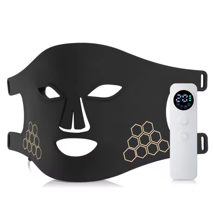Máscara Facial LED Con 72 Lámparas Para Rejuvenecimiento De Piel Tratamiento De Luz Azul Roja Amarilla Blanca Para Belleza En Hogar - 1