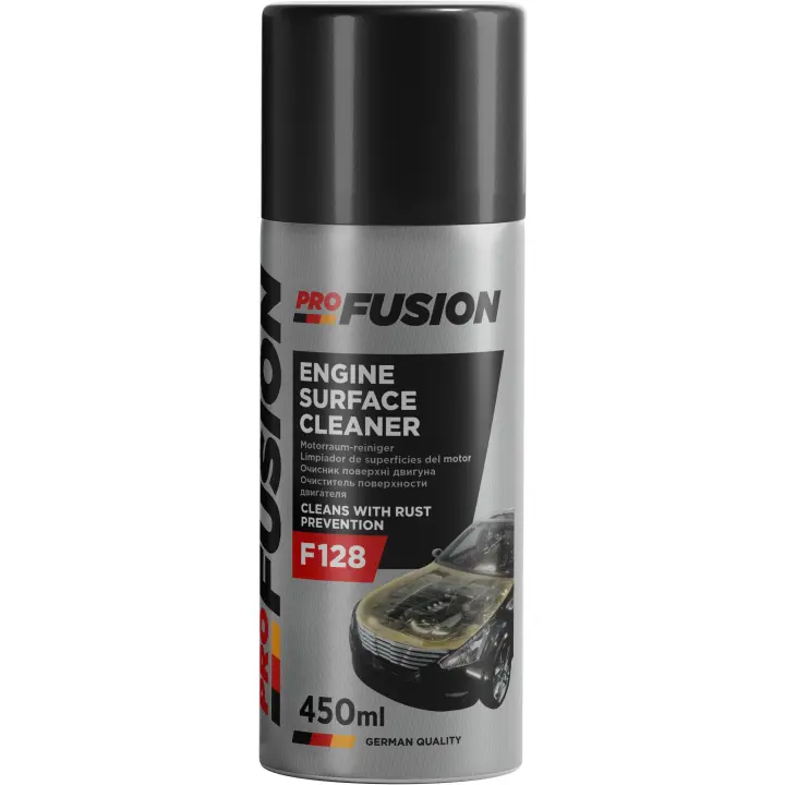 ProFusion Spray Limpiador Desengrasante para Motor - Limpia Superficies Externas Aceite,Grasa,Polvo y Suciedad Adherida - F128 Engine Surface Cleaner 450ml - 1