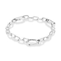 Pulsera De Plata Esterlina 925 Con Estrella Luna Mariposa Corazón Y Puño De Zirconia Para Mujer Pulsera De Moda Para Fiestas Y Joyería DIY - details 0
