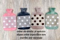 Bolsa de Agua Caliente de 2L, Grande Botella Agua Caliente para Cama con Desmontable y Lavable Suave  Funda,con funda de lana y felpa suave.Botellas Goma Hot Water Bottle para Calentar Manos o Alivio del Dolor. Gran variedad - details 4