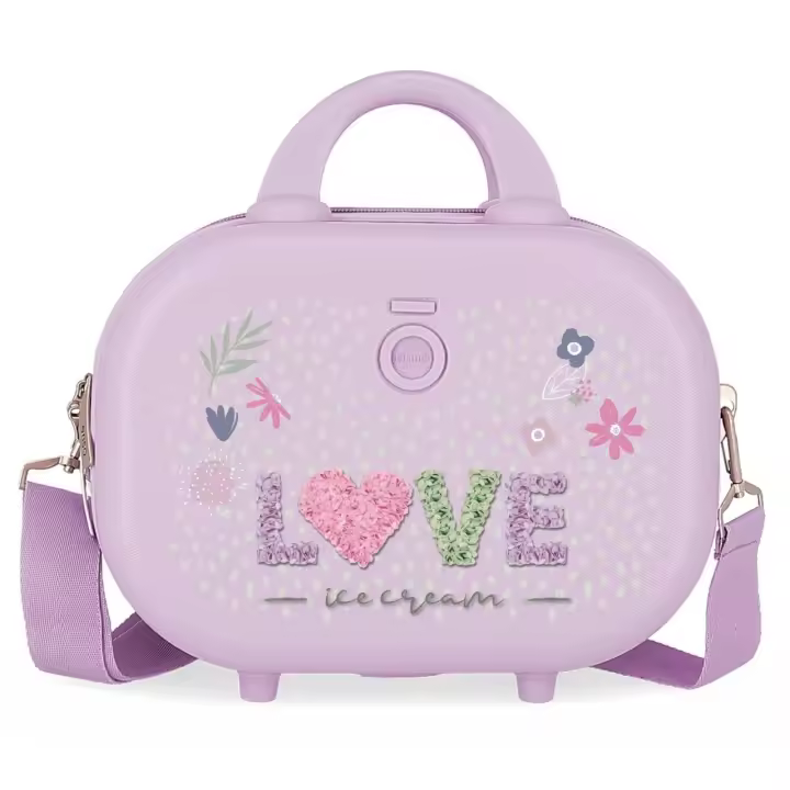 Enso Neceser de 29 cm x 21 cm x 15 cm fabricado en ABS. Morado - 1