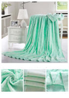 Manta De Verano Para Cama Suave Y Cálida De Algodón 100% Tamaño Single/Doble Sólido Jacquard Manta De Camas Toalla De Algodón - details 5