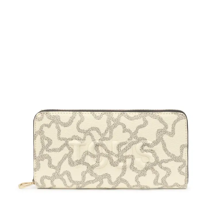 Billetera Tous beige Kaos Icon 395910208 piel sintetica - 1