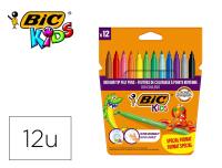 Pack de Ahorro BIC Vuelta al Cole: 12 Rotuladores + 12 Lápices de Madera BIC Kids + Regalo Caja de 12 Plastidecor - details 1