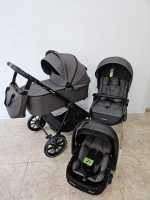 Cochecito 3 en 1 Modena Kikkaboo con capazo, silla de auto y silla de paseo - details 0