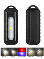 Luz De Emergencia LED Roja Y Azul Con Clip Recargable USB Luz De Seguridad Intermitente Para Hombro Torcha De Aviso Para Bicicleta Luz De Cola De Seguridad - details 14
