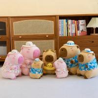 Juguete De Peluche Capybara Simulación De Cachorro De Unicornio Dinosaurio Vestido Boba Fruta Decoración De Pájaros Animal De Peluche Para Decoración Del Hogar Y Cosplay - details 0