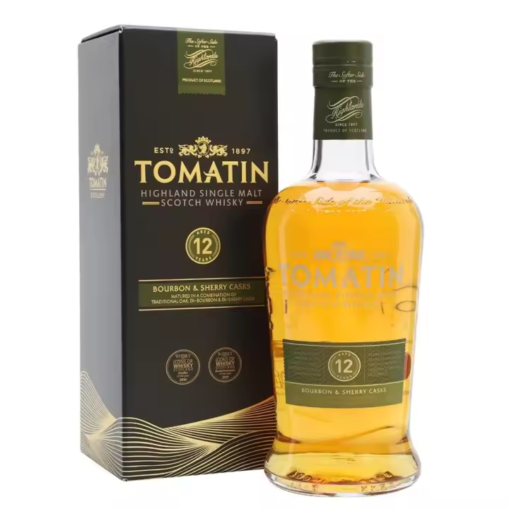 Tomatin Single Malt Whisky 12 Años Estuche - 1